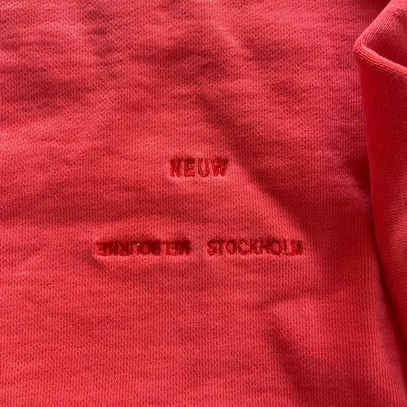 BRIGHT RED CREWNECK JUMPER - Picture 2 of 3
